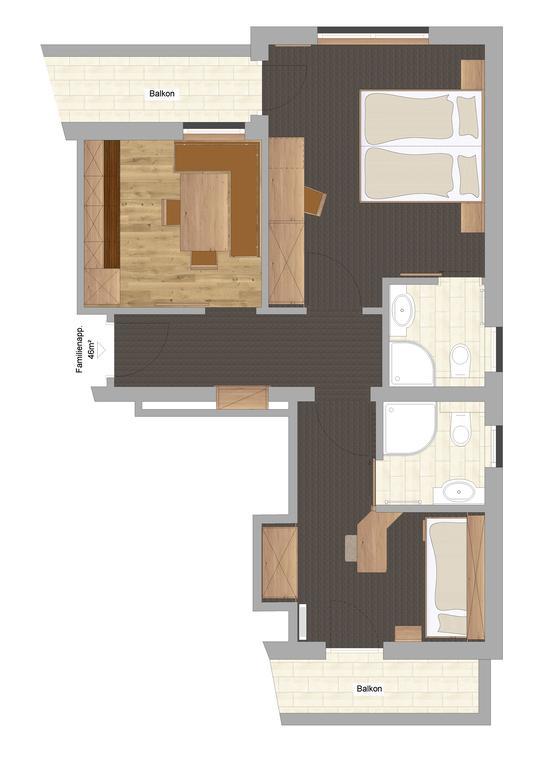 שלאדמינג Edelweiss Apartments מראה חיצוני תמונה
